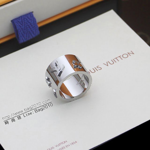 Louis Vuitton新款飾品 路易威登老花字母戒指 LV立體花卉戒指指環  zglv1973